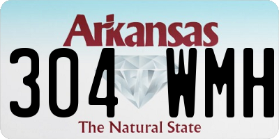 AR license plate 304WMH