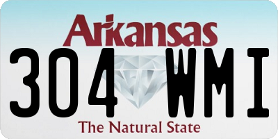 AR license plate 304WMI