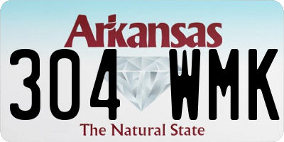 AR license plate 304WMK