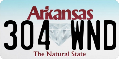 AR license plate 304WND