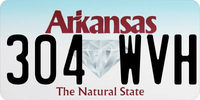 AR license plate 304WVH