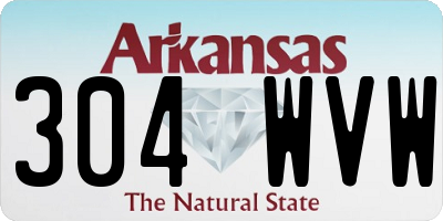 AR license plate 304WVW