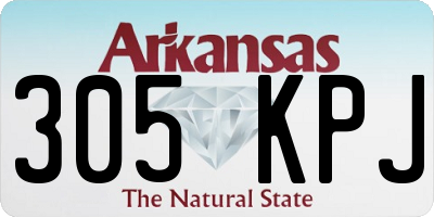 AR license plate 305KPJ