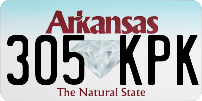 AR license plate 305KPK