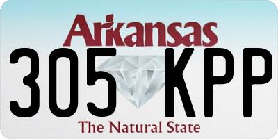 AR license plate 305KPP