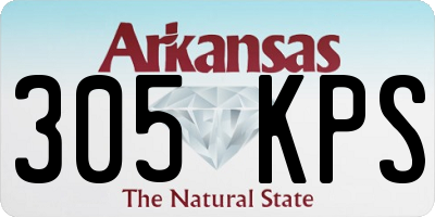 AR license plate 305KPS