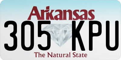 AR license plate 305KPU