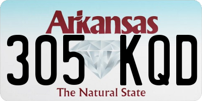 AR license plate 305KQD