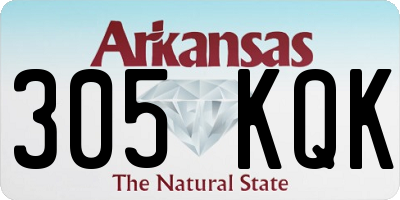 AR license plate 305KQK