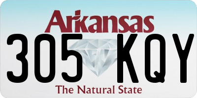 AR license plate 305KQY