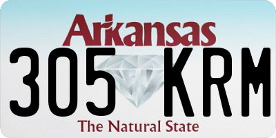 AR license plate 305KRM