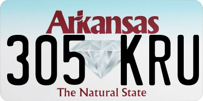 AR license plate 305KRU
