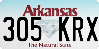 AR license plate 305KRX