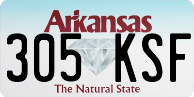 AR license plate 305KSF