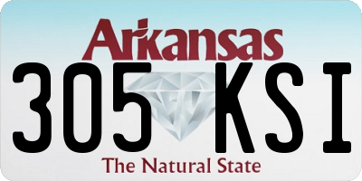 AR license plate 305KSI