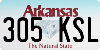 AR license plate 305KSL