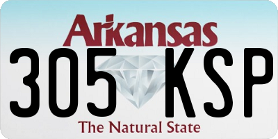 AR license plate 305KSP
