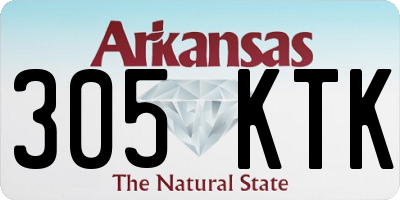 AR license plate 305KTK