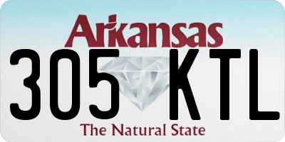 AR license plate 305KTL
