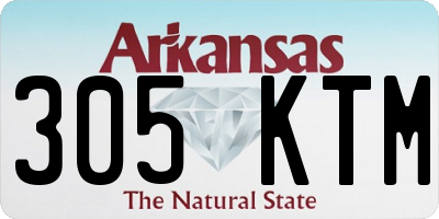 AR license plate 305KTM