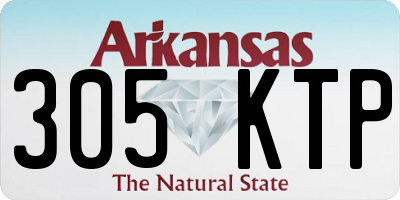 AR license plate 305KTP