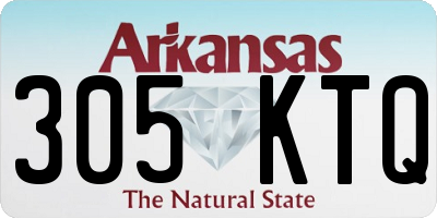 AR license plate 305KTQ