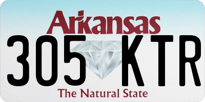 AR license plate 305KTR