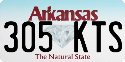 AR license plate 305KTS