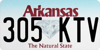 AR license plate 305KTV