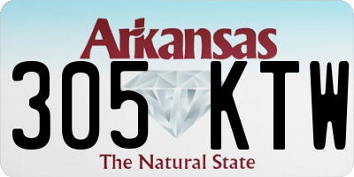 AR license plate 305KTW