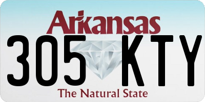 AR license plate 305KTY