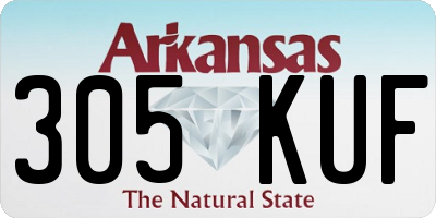 AR license plate 305KUF