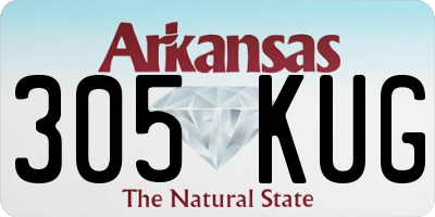 AR license plate 305KUG