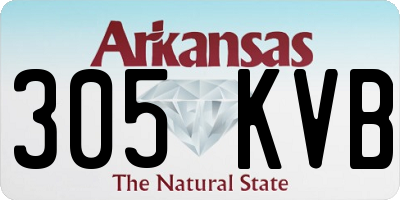 AR license plate 305KVB