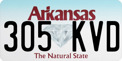 AR license plate 305KVD
