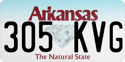 AR license plate 305KVG