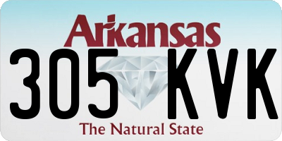AR license plate 305KVK