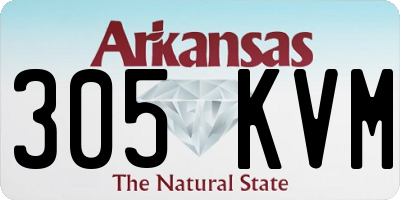 AR license plate 305KVM
