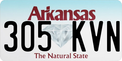 AR license plate 305KVN