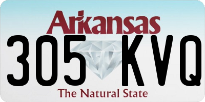 AR license plate 305KVQ
