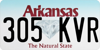 AR license plate 305KVR