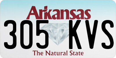 AR license plate 305KVS