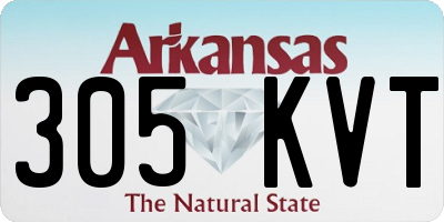 AR license plate 305KVT