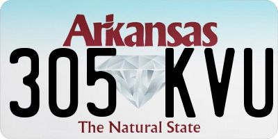 AR license plate 305KVU