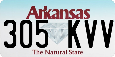 AR license plate 305KVV