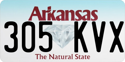 AR license plate 305KVX