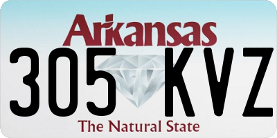 AR license plate 305KVZ
