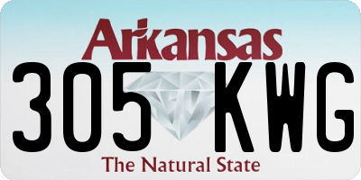 AR license plate 305KWG