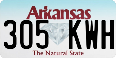 AR license plate 305KWH