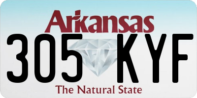 AR license plate 305KYF